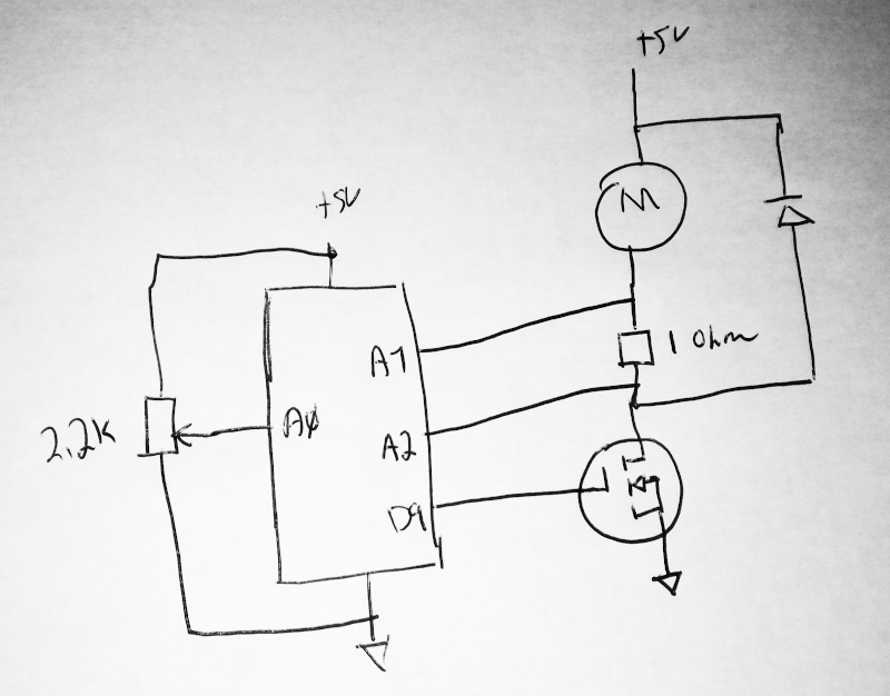 A sewing machine motor speed control - PWM + PID + current measured BEMF = Fail
