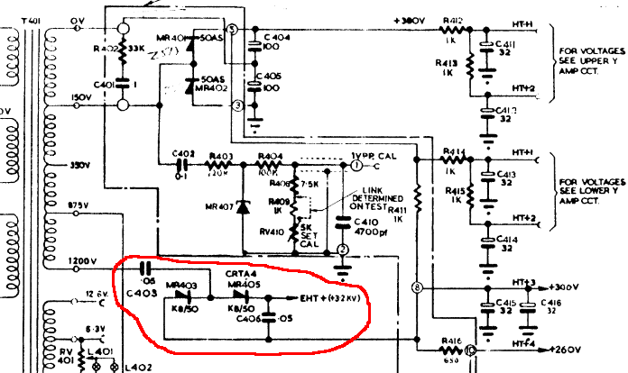 D43 high voltage supply