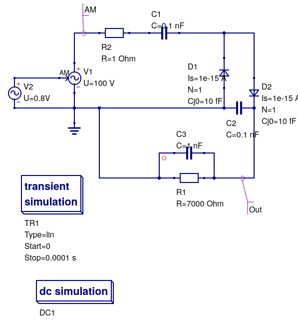 Qucs schematic