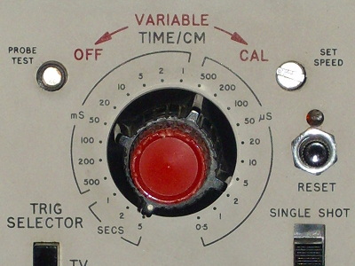 A persistence control for the D43 oscilloscope camera software