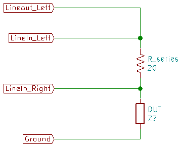 Impedance tester circuit