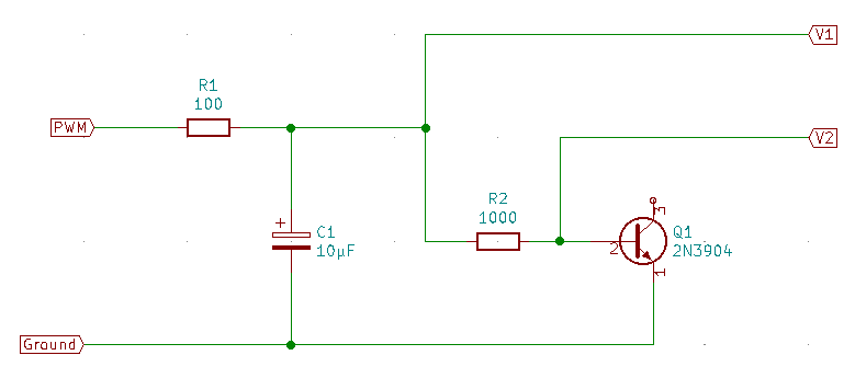 Single junction IV tracer circuit