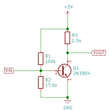 Simple 2N3904 common emitter amplifier