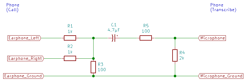 Transcription adapter