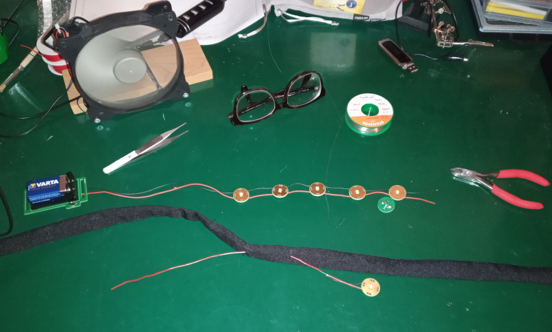Wiring the hat band