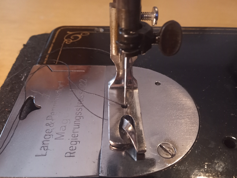 The Adler class 8 sewing machine - Putting the Adler to good use