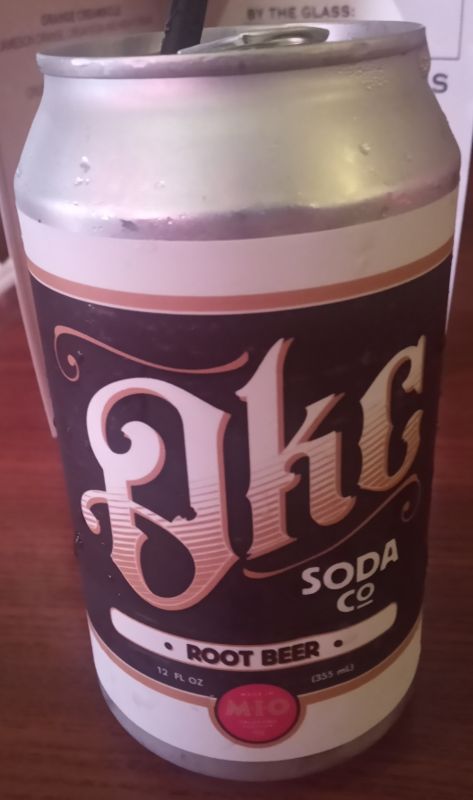 OKC root beer, can