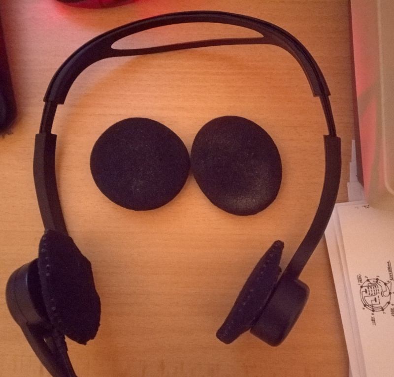 Headset earpads - don't fear the imperfection.