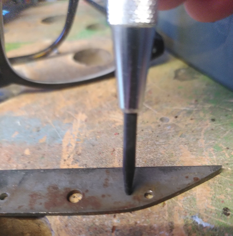 New holes for the pins 1